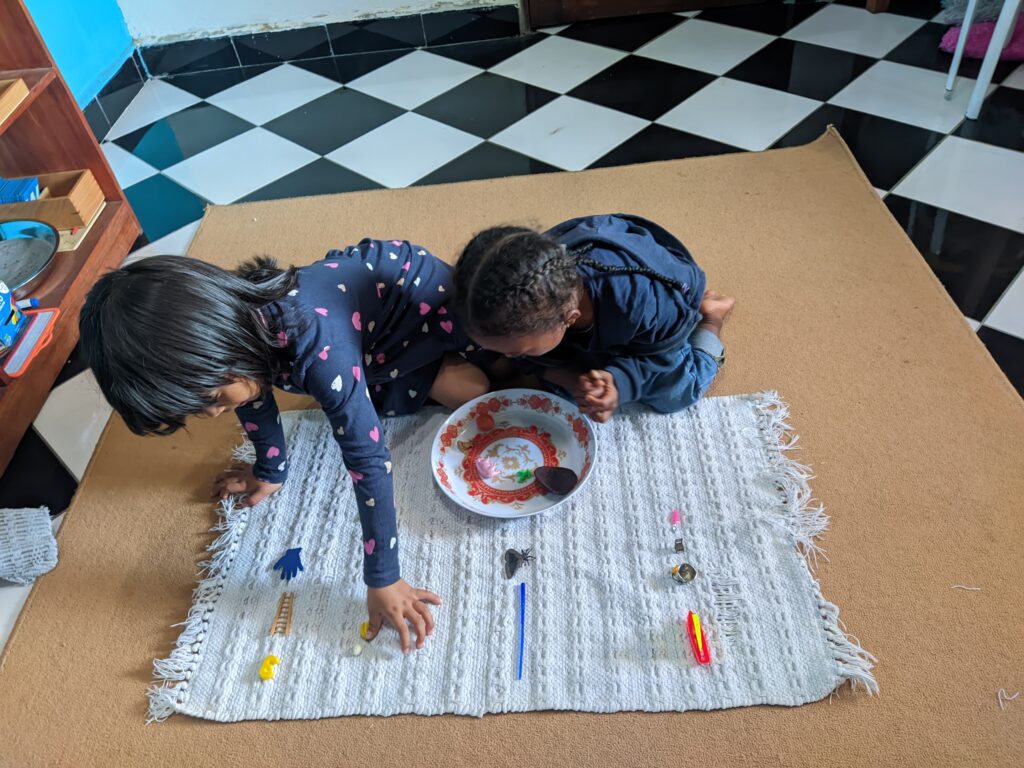 Kids working on First Sounds in Malagasy